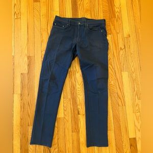 Banana Republic "The Traveler" Skinny Pant Slim Blue Men's Size 35 X 34